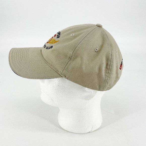 US Open 2012 Golf Olympic Club Hat CAP Adjustable Strapback USGA Light Tan - Picture 5 of 11